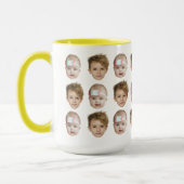 Baby Gezichtspatroon Opa Papa Verjaardagscadeau Va Mok (Links)