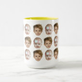 Baby Gezichtspatroon Opa Papa Verjaardagscadeau Va Mok (Midden)