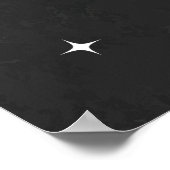 Baby Ghost Baby shower Petite Affiche de bienvenue (Coin)