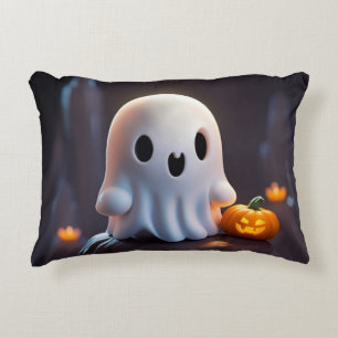 Baby Ghost Creepy Schattige Halloween karakter Accent Kussen