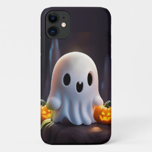 Baby Ghost Creepy Schattige Halloween karakter iPhone 11 Hoesje