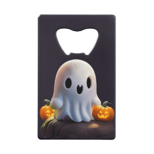 Baby Ghost Creepy Schattige Halloween karakter Kredietkaart Flessenopener