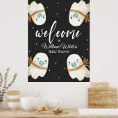 Baby Ghost Halloween Baby shower d'automne Affiche (Cuisine)