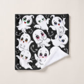 Baby Ghosts Éffrayant mignon Halloween humeur (Gant de toilette)