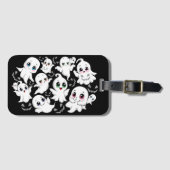 Baby Ghosts Spooky Schattigee Halloween Mood Bagagelabel (Voorkant (horizontaal))