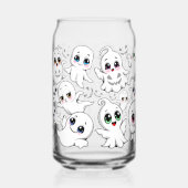 Baby Ghosts Spooky Schattigee Halloween Mood Blikvorm Glas (Links)