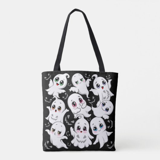 Baby Ghosts Spooky Schattigee Halloween Mood Draagtas (Achterkant)