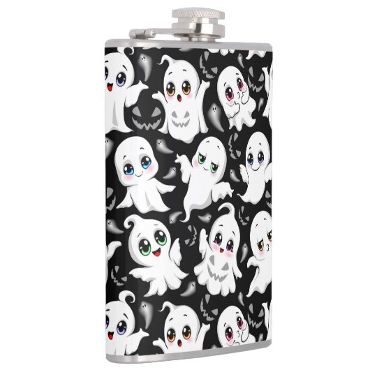 Baby Ghosts Spooky Schattigee Halloween Mood Heupfles (Rechts)