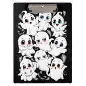 Baby Ghosts Spooky Schattigee Halloween Mood Klembord (Voorkant)