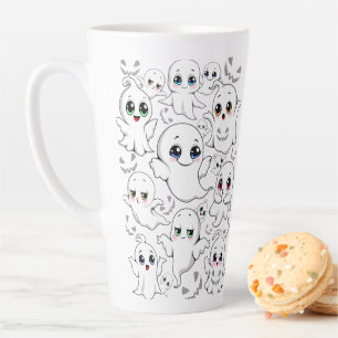 Baby Ghosts Spooky Schattigee Halloween Mood Latte Mok