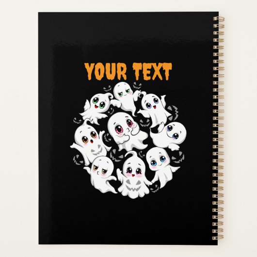 Baby Ghosts Spooky Schattigee Halloween Mood Planner (Achterkant)
