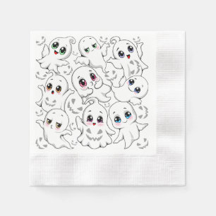 Baby Ghosts Spooky Schattigee Halloween Mood Servet