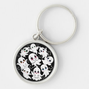 Baby Ghosts Spooky Schattigee Halloween Mood Sleutelhanger
