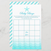 Baby Gift Bingo - Baby shower Game (Voorkant / Achterkant)