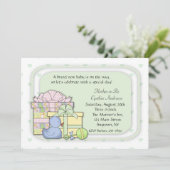 Baby Gifts Green Kaart (Staand voorkant)