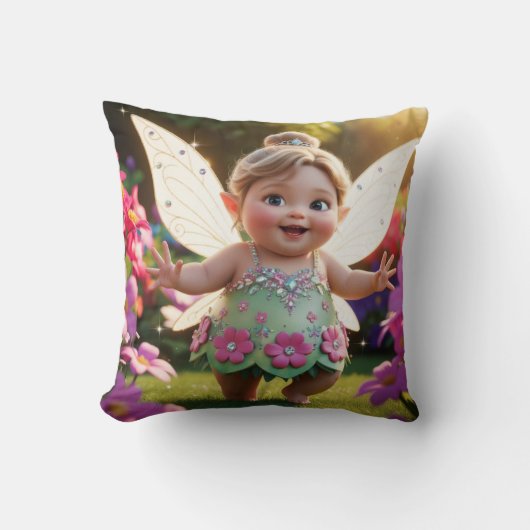 Baby Giggles Fairy Kussen (Voorkant)