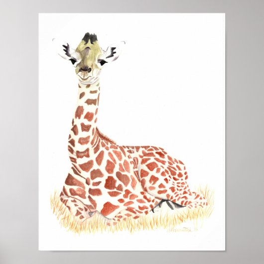 baby giraf poster (Voorkant)