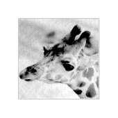 Baby giraf rubberstempel (Afrduk)