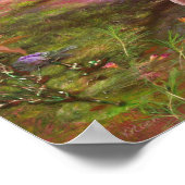 BABY GIRAFFE AFRICAN HERITAGE POSTER (Hoek)