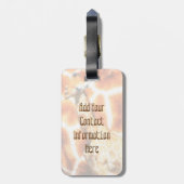 Baby Giraffe Bagagelabel (Achterkant verticaal)