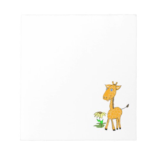 Baby Giraffe Bloc-notes (Devant)