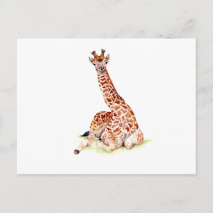 Baby Giraffe Briefkaart