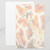 Baby Giraffe Briefpapier (Voorkant / Achterkant)