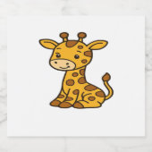 baby giraffe Classic T-Shirt Sparkling Wijnetiket (Enkel label)