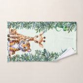 Baby Giraffe et serviette de bain en tigre (Serviette à main)