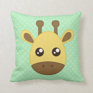 Baby Giraffe Face Kussen