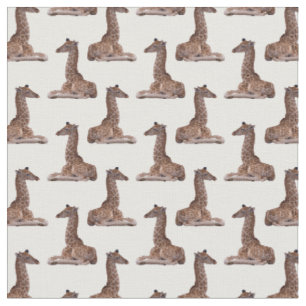 Baby Giraffe Frenzy Stof (Kies Je Kleur)