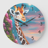 Baby Giraffe Grote Klok (Voorkant)