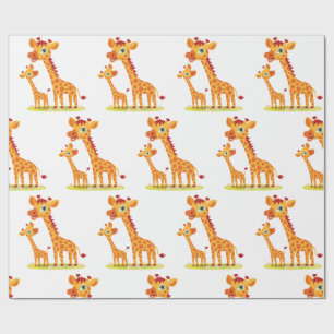 Baby Giraffe inpakpapier