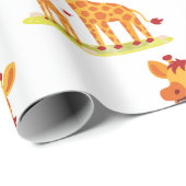 Baby Giraffe inpakpapier (Rol Hoek)