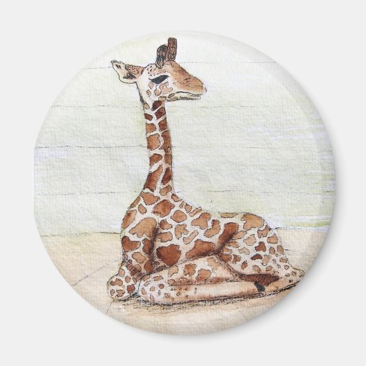 Baby Giraffe Magneet (Voorkant)