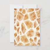 Baby Giraffe mignonne Petit Merci moderne (Dos)