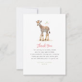 Baby Giraffe mignonne Petit Merci moderne (Devant)