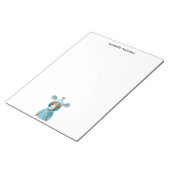 Baby Giraffe Notitieblok (Schuin)