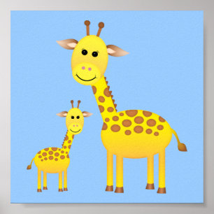 Baby Giraffe/Nursery Decor Poster