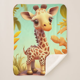 "Baby Giraffe" Sherpa Deken