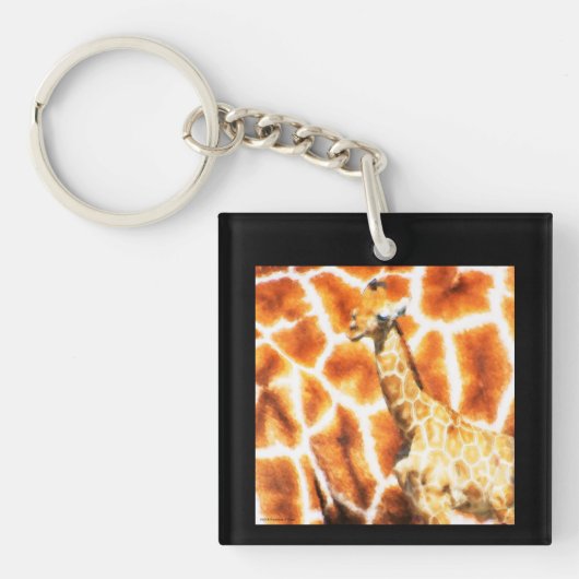 Baby Giraffe Sleutelhanger (Voorkant)