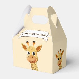 Baby Giraffe Tekening Aangepast Bedankdoosjes