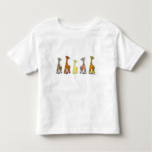 Baby Giraffes in een T-shirt voor de row Toddler
