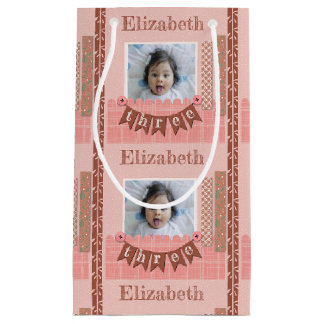 Baby Girl 3rd Birthday Pink Scrapbook Klein Cadeauzakje