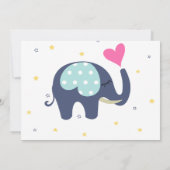 Baby Girl Aankondiging (Achterkant)