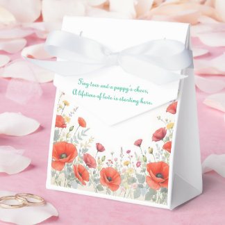 Baby Girl and her Puppy Baby Shower Bedankdoosjes