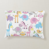 Baby Girl Animals Decoratief Kussen (Achterkant)