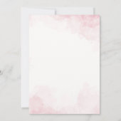 Baby Girl Balloon Cloud Baby shower Invitation (Dos)