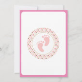 baby girl birthday invitation card (Dos)