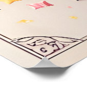 Baby Girl Birthday Poster (Hoek)